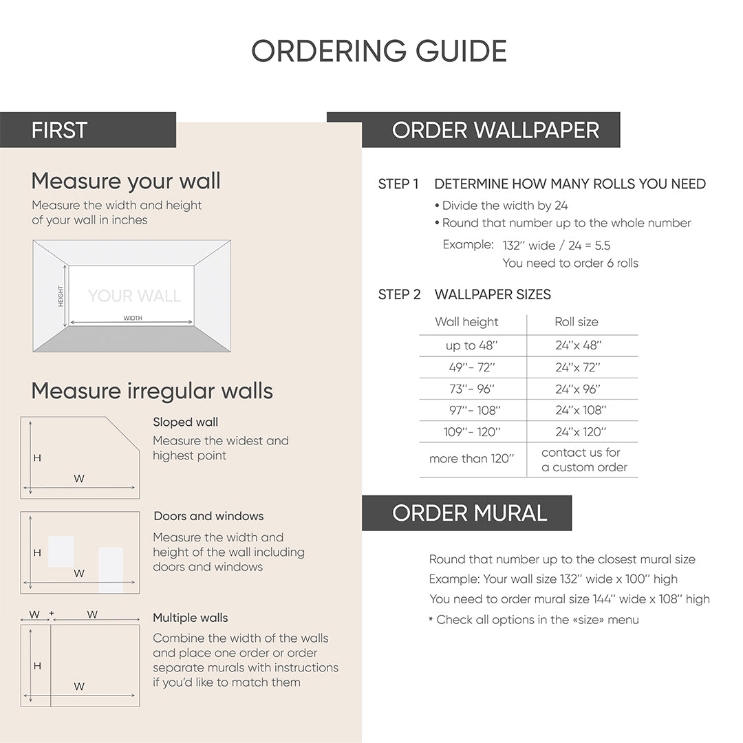 Abstract Light Gray Arches Wall Mural AM063 - Modern Peel and Stick Wallpaper for Living Room, Bedroom & Office Decor