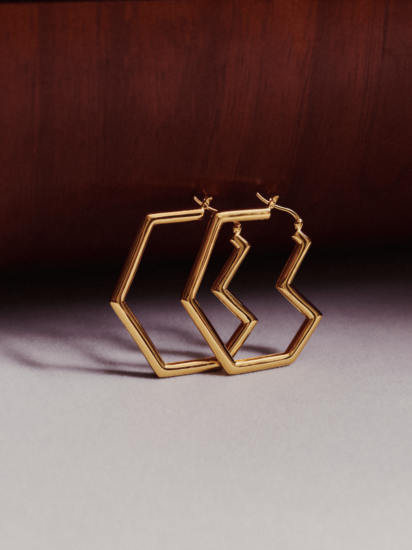 Daryl Large Hoops Earrings for Women - 18k Gold Plated Statement Hoop Earrings - Perfect for Parties, Weddings & Everyday Wear