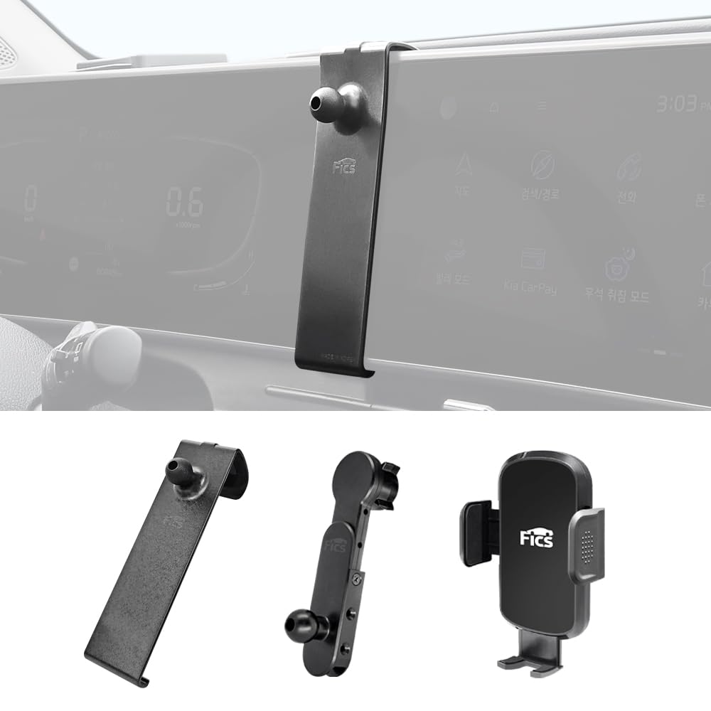 Premium KIA Sportage 2023-2024 Car Phone Mount Holder - Universal Adjustable Dashboard & Air Vent Phone Stand - Perfect for GPS Navigation, Hands-Free Calling & Road Trips