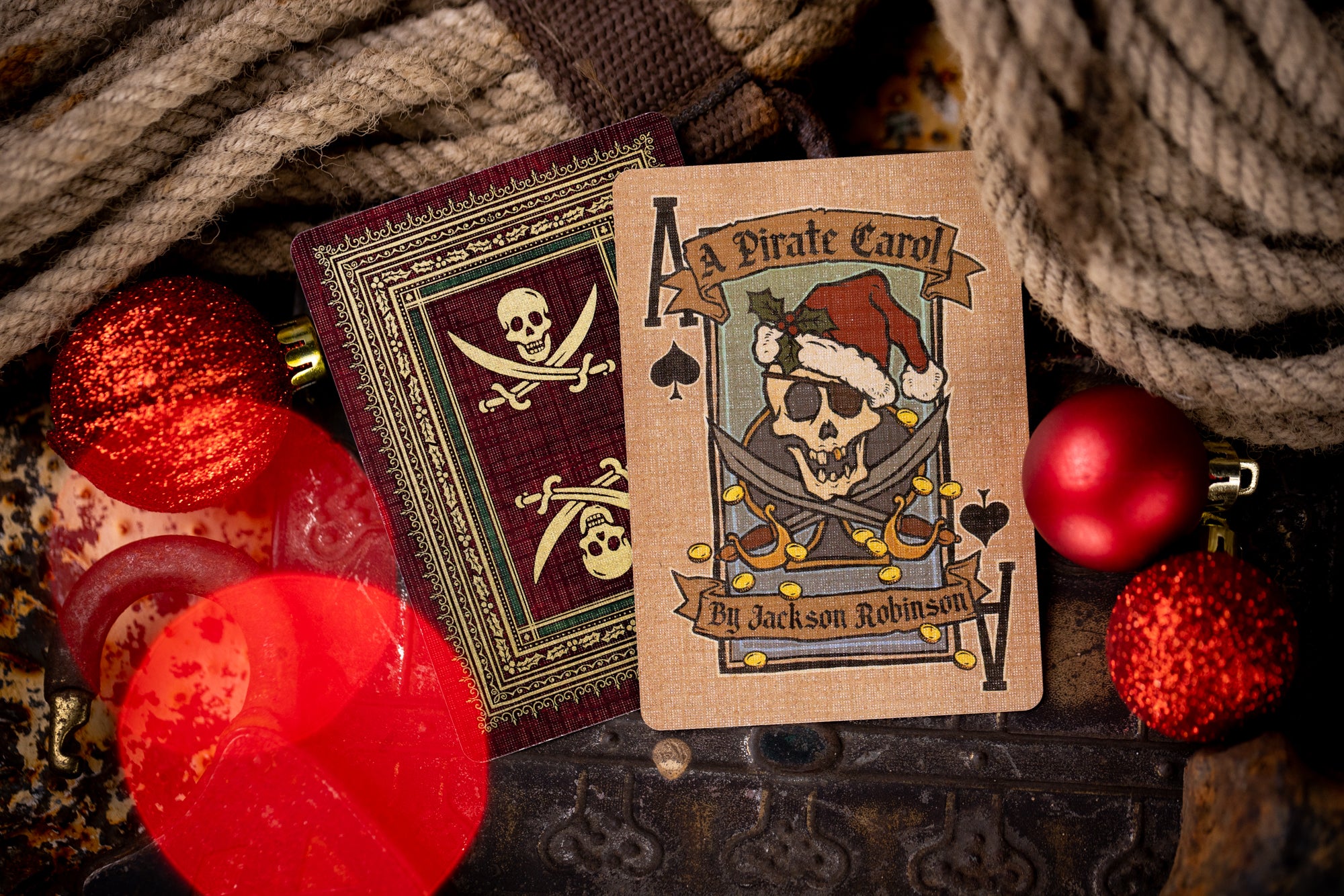 Premium Pirate Carol Luxury Playing Cards - Elegant Deck for Poker, Magic Tricks & Collectors - Perfect for Game Nights, Gifts & Themed Parties