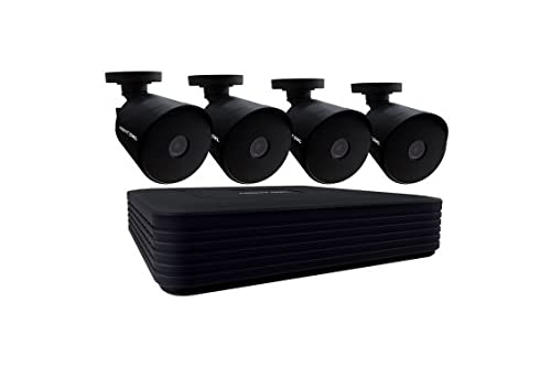 WMBF-2VDP81-4 1080P HD Wired Security Camera System for Home & Business Surveillance - Indoor/Outdoor Use for Monitoring, Theft Prevention & Property Protection