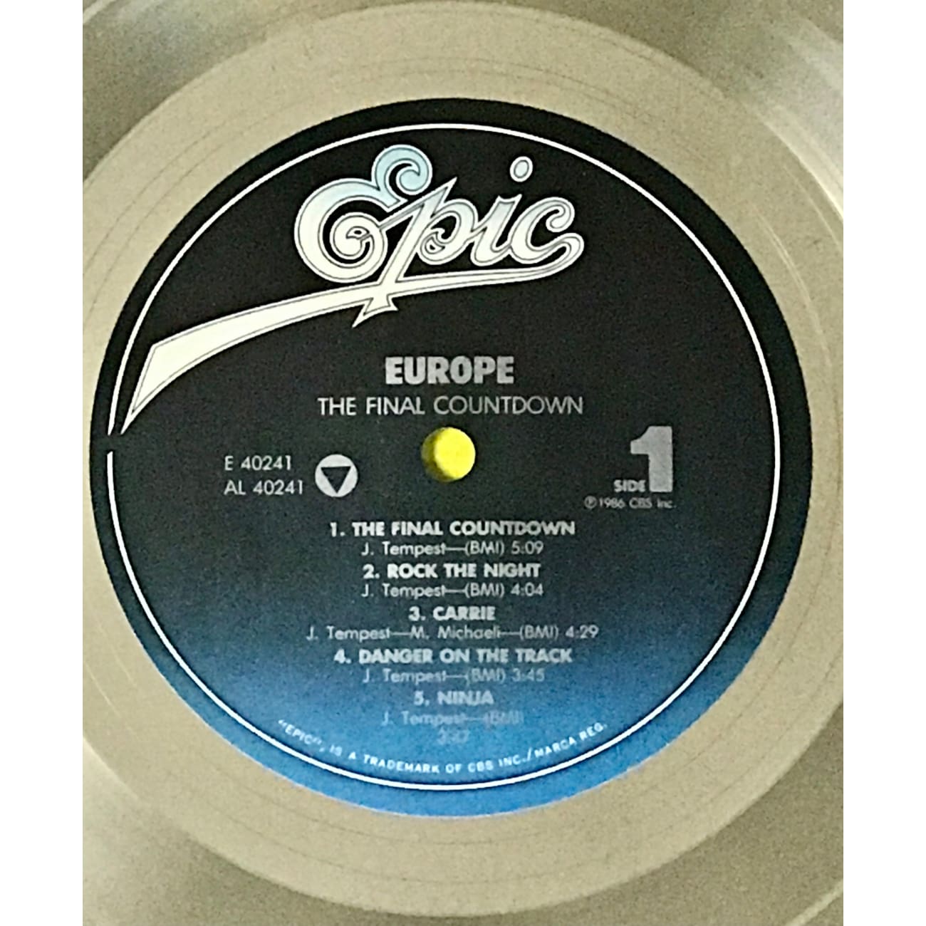 Europe The Final Countdown Vinyl Record - Epic Records Award Winning Classic Rock Album - Perfect for Collectors, Music Lovers & Retro Parties