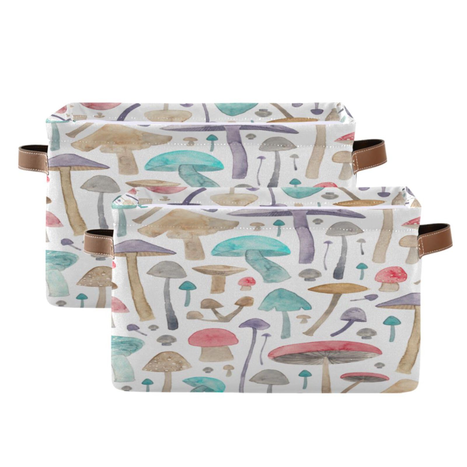 Large Fabric Storage Bins with Handles - Collapsible Closet & Shelf Organizers for Clothes, Toys | Home Decor