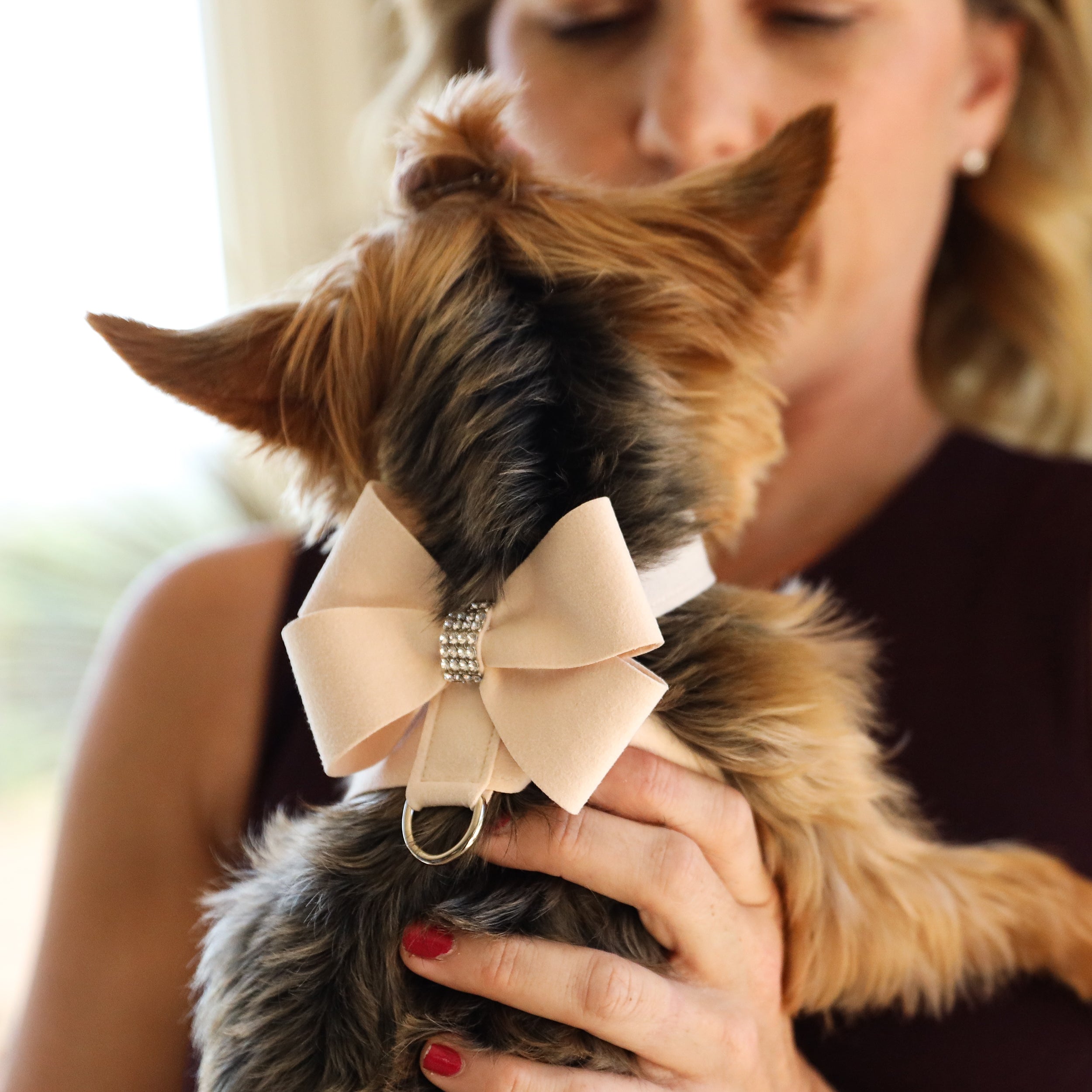 Nouveau Bow Tinkie Dog Harness - Adjustable Pet Harness for Small Dogs, Fashionable & Comfortable - Perfect for Daily Walks, Training, and Outdoor Adventures