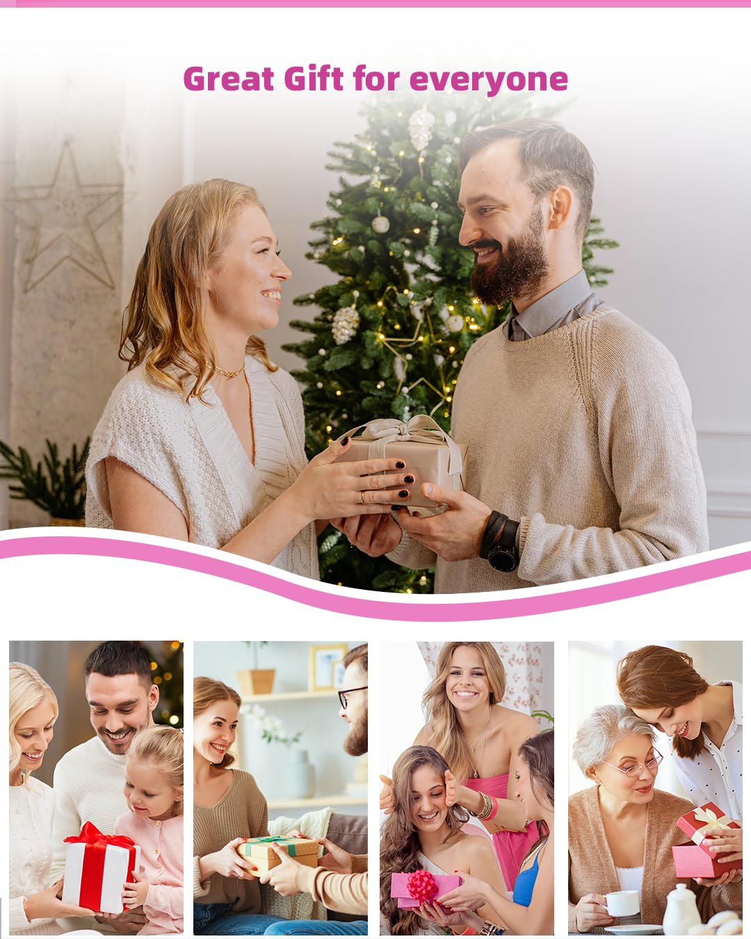 Portable Mini Bluetooth Mobile Printer - Wireless Pocket Photo Printer for iPhone & Android - Compatible with 10 Rolls Paper & Stickers - Perfect for Travel, Office, and Home Use