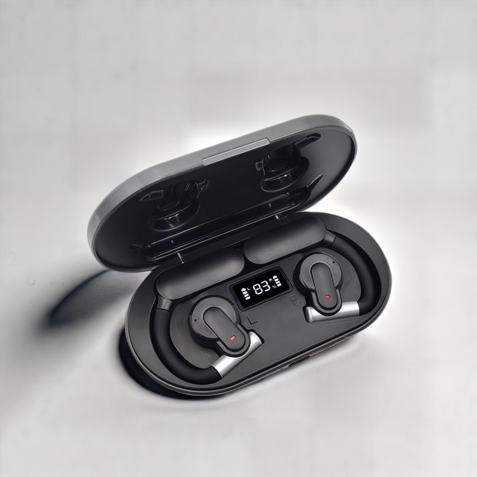 Wireless Bluetooth 5.3 Earbuds with Active Noise Cancelling, Lightweight Comfortable in-Ear Headphones with Built-in Mic - Perfect for Cycling, Driving & Workout