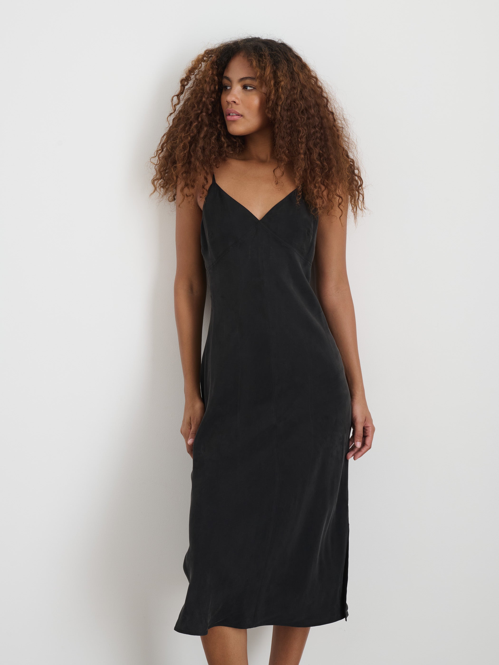 Carly Cami Dress In Cupro - Women's Elegant Sleeveless Slip Dress for Summer, Party & Casual Wear - Perfect for Beach, Vacation & Date Night Outfits