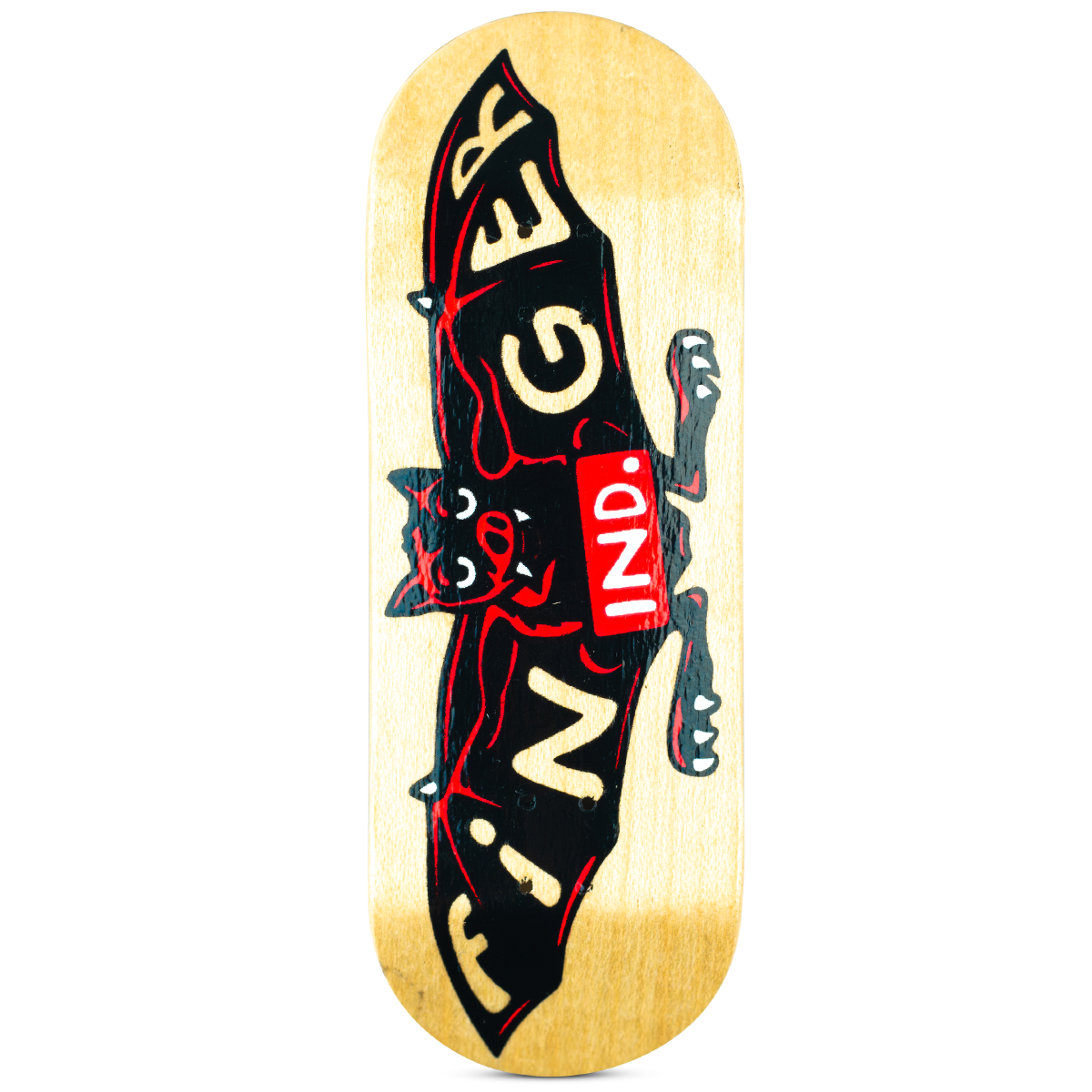 Finger Industries Professional Fingerboard Deck - Vampire Design for Skateboard Enthusiasts | Perfect for Tricks, Practice & Collectors