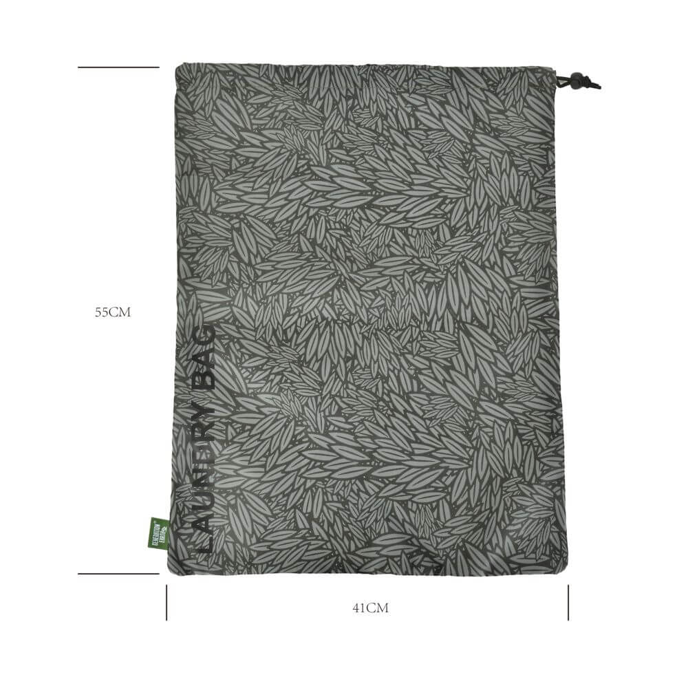 Eco-Friendly Recycled Travel Laundry Bag - Sustainable Wash Bag for Camping, Gym & Vacation - Green Earth-Friendly Organizer