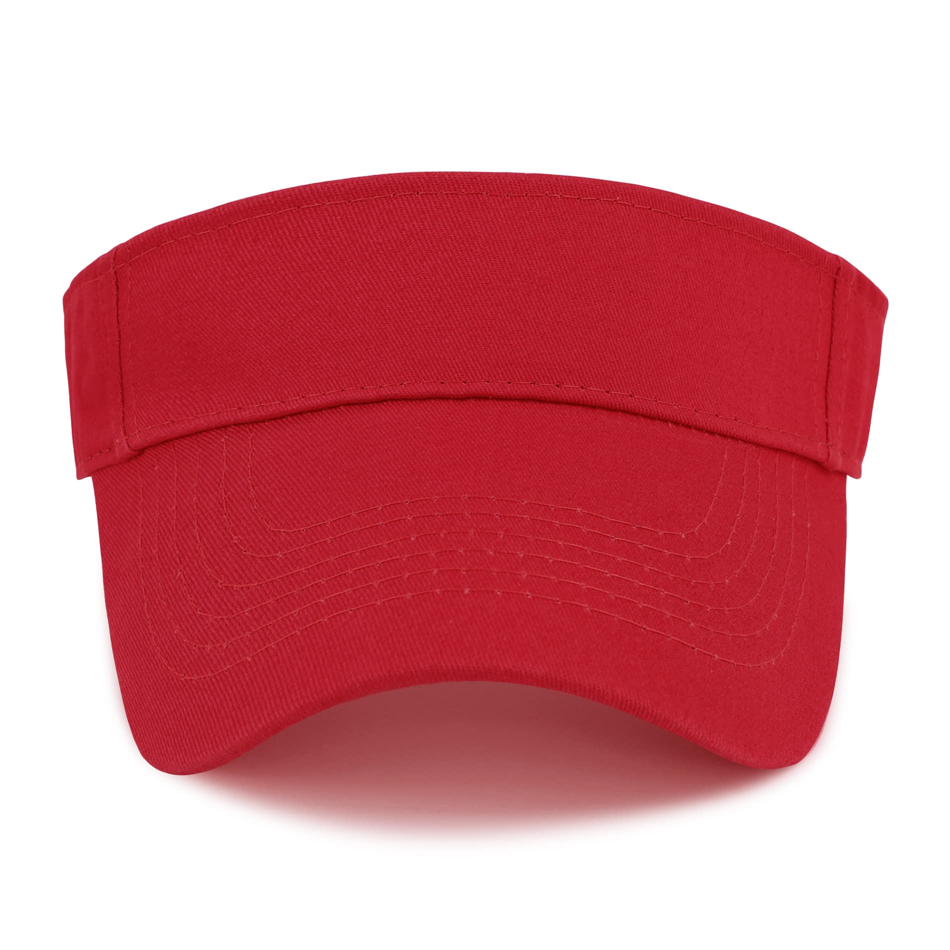 Adjustable Cotton Sun Visor Hat for Men & Women - UPF 50+ Sun Protection Cap for Tennis, Golf, Running & Outdoor Activities