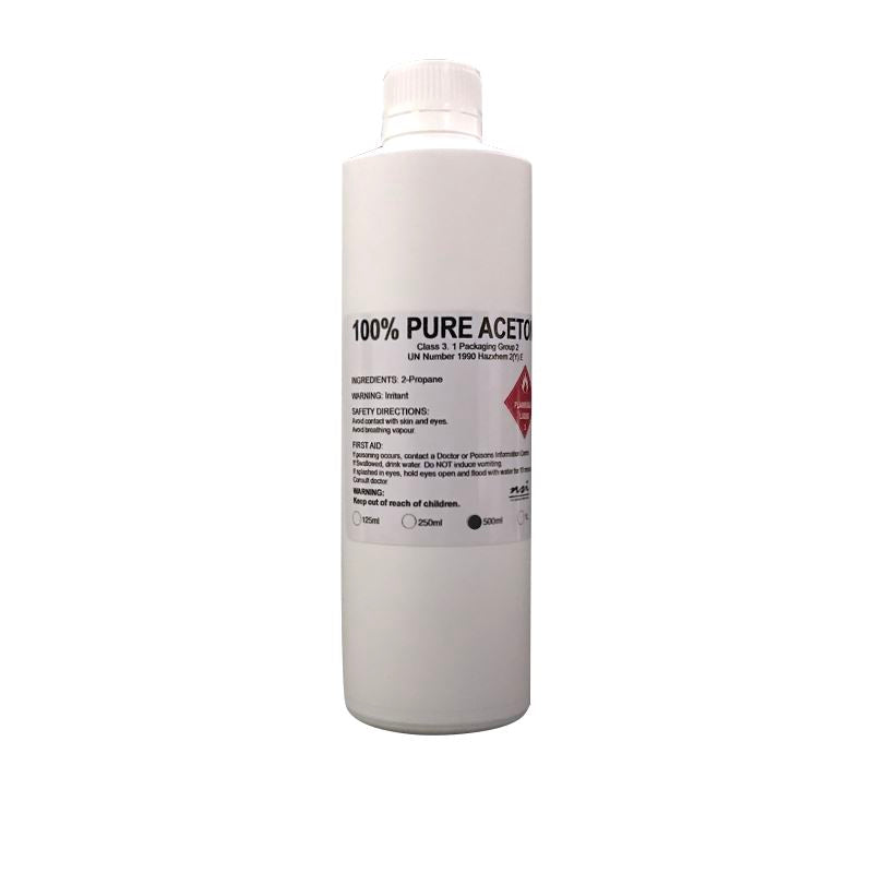 100% Pure Acetone for Nails, Paint Removal & Cleaning - Professional Grade Solvent for DIY, Beauty & Industrial Use