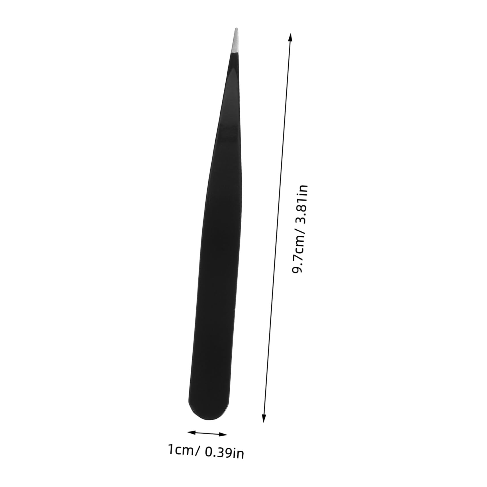 Premium Stainless Steel Eyebrow Tweezers - Slanted & Pointed Tips for Precise Hair Removal, Brow Shaping & Eyelash Extension (Perfect for Home Grooming, Salon Use & Makeup Kits)