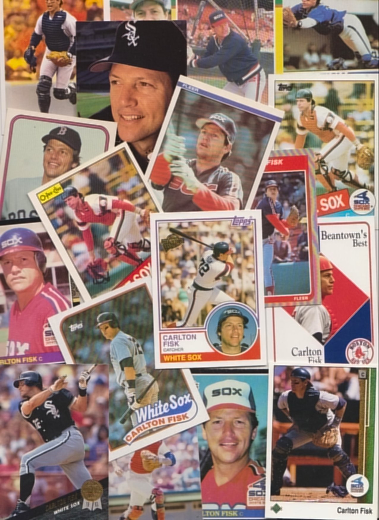 150 Carlton Fisk Baseball Cards Collection - Rare & Vintage MLB Trading Cards for Collectors - Perfect for Sports Memorabilia Displays & Gift Giving
