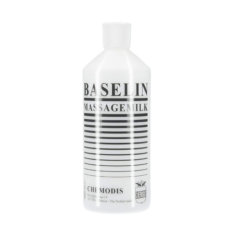Chemodis Baselin Massage Milk - Fast Absorbing & Easy Rinse Non-Greasy Hypoallergenic Body Lotion - 16.9oz (500ml) for Professional Massage & Skin Hydration