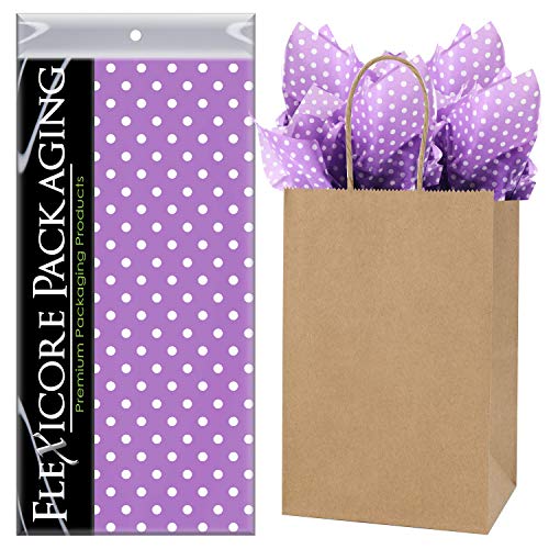 Lilac Purple Polka Dots