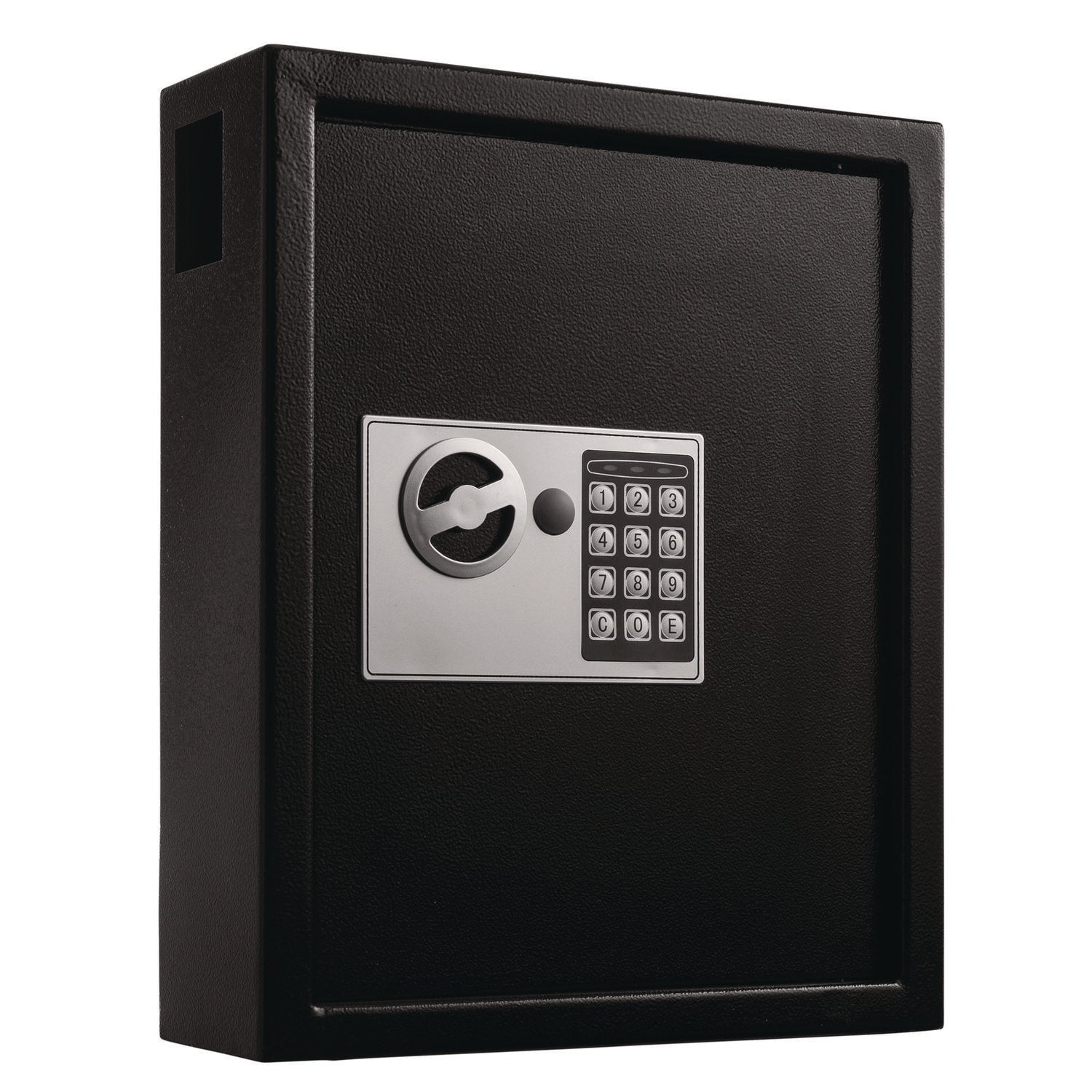 AdirOffice 40-Key Digital Lock Key Cabinet - Stainless Steel 304, Black (13