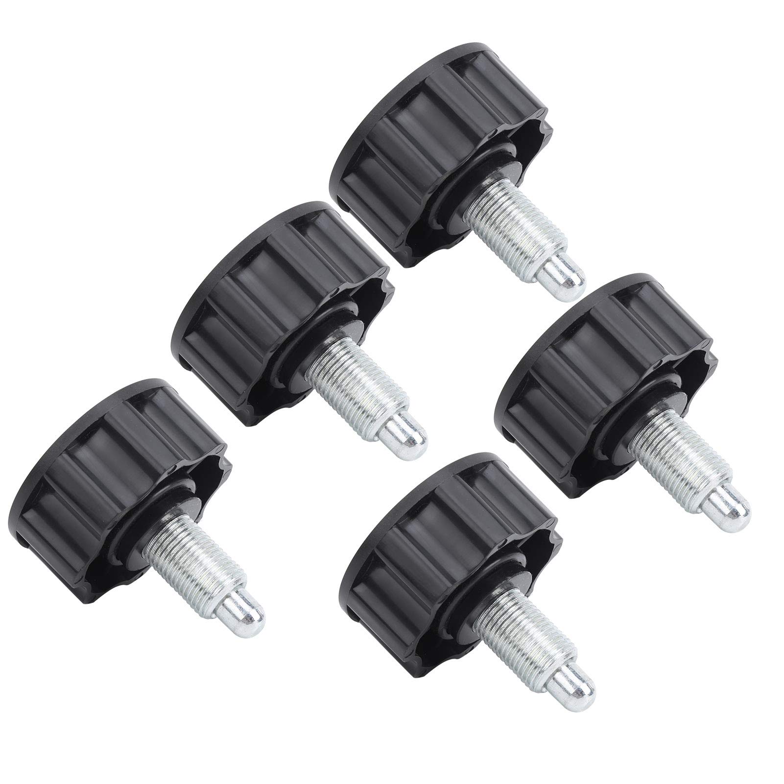 5-Piece M16 Pull Pin Spring Knob for Fitness Equipment - Heavy Duty Release Mechanism for Exercise Machines, Bikes & Gym Training Gear | Perfect for Home Gyms, Commercial Fitness Centers & Cycling Studios