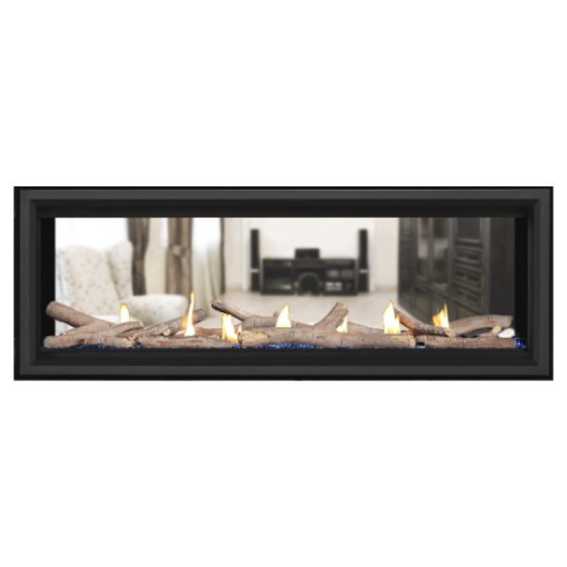 Napoleon Vector 50 See-Through Linear Direct Vent Gas Fireplace LV50N2 - Modern Heating Solution for Living Rooms & Patios