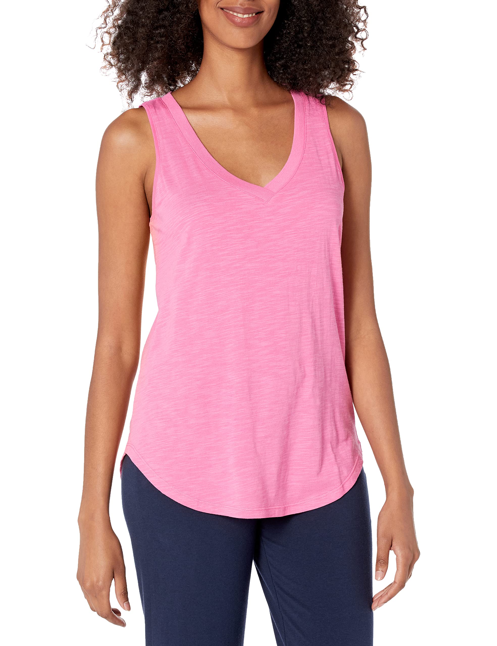PJ Salvage Women's Loungewear Beachy Basics Tank Top - Soft Cotton Sleepwear & Casual Wear for Home, Vacation & Beach Days
