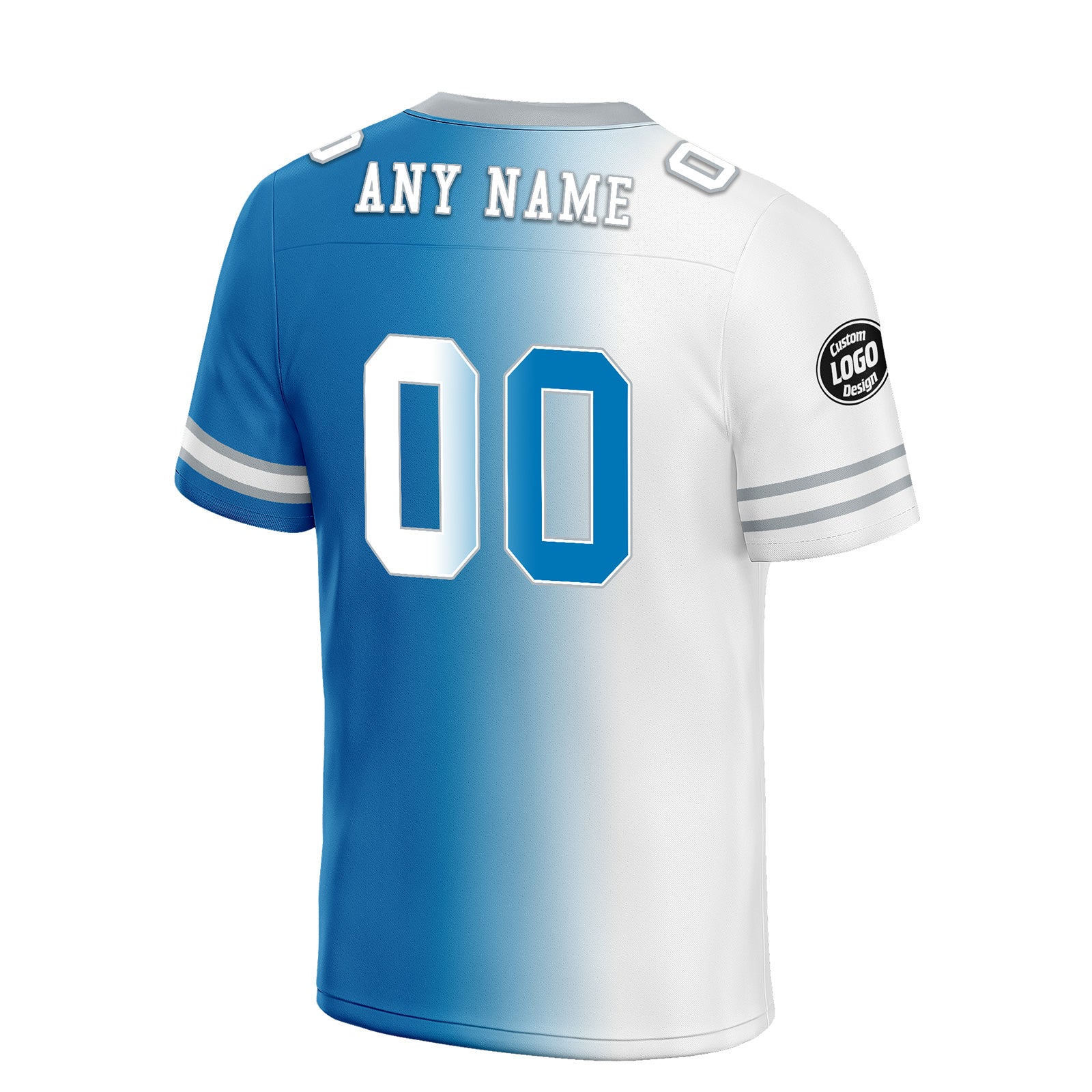 Custom Blue & White Michigan Wolverines Personalized Football Jersey - Authentic Replica FBJ02 D028017 for Fans, Game Day & Tailgating