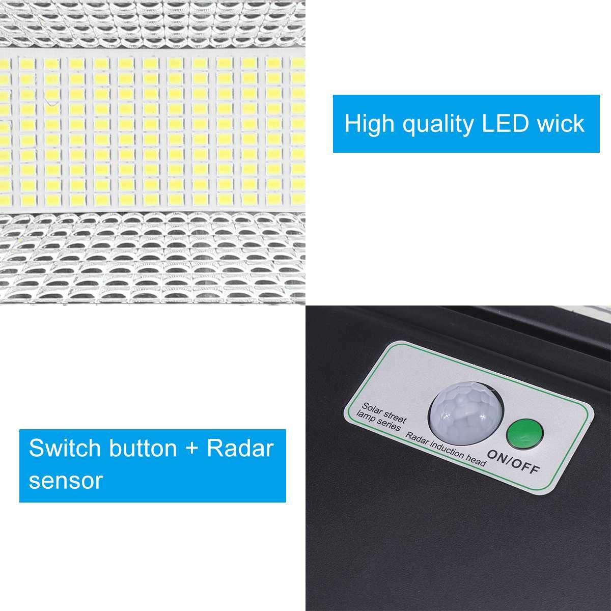 200W/400W/600W/800W Solar LED Security Light - Outdoor Motion Sensor Wall Lamp with PIR & Remote Control - Perfect for Garden, Pathway, Driveway and Backyard Lighting