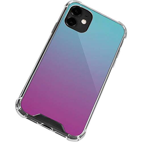 Skinit Clear Phone Case for iPhone 12 Mini - Purple & Blue Ombre Protective Cover | Slim Fit, Scratch-Resistant | Perfect for Everyday Use, Travel & Style Protection