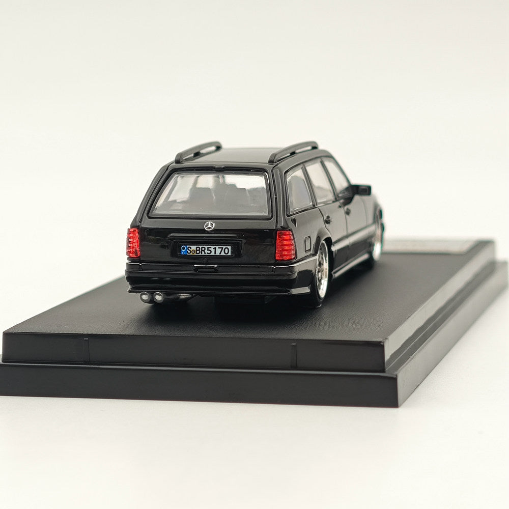 1:64 Scale Mercedes Benz S124 Diecast Model Car - White & Black Collectible Toy for Adults & Kids | Perfect for Display, Gifts, and Diecast Collections