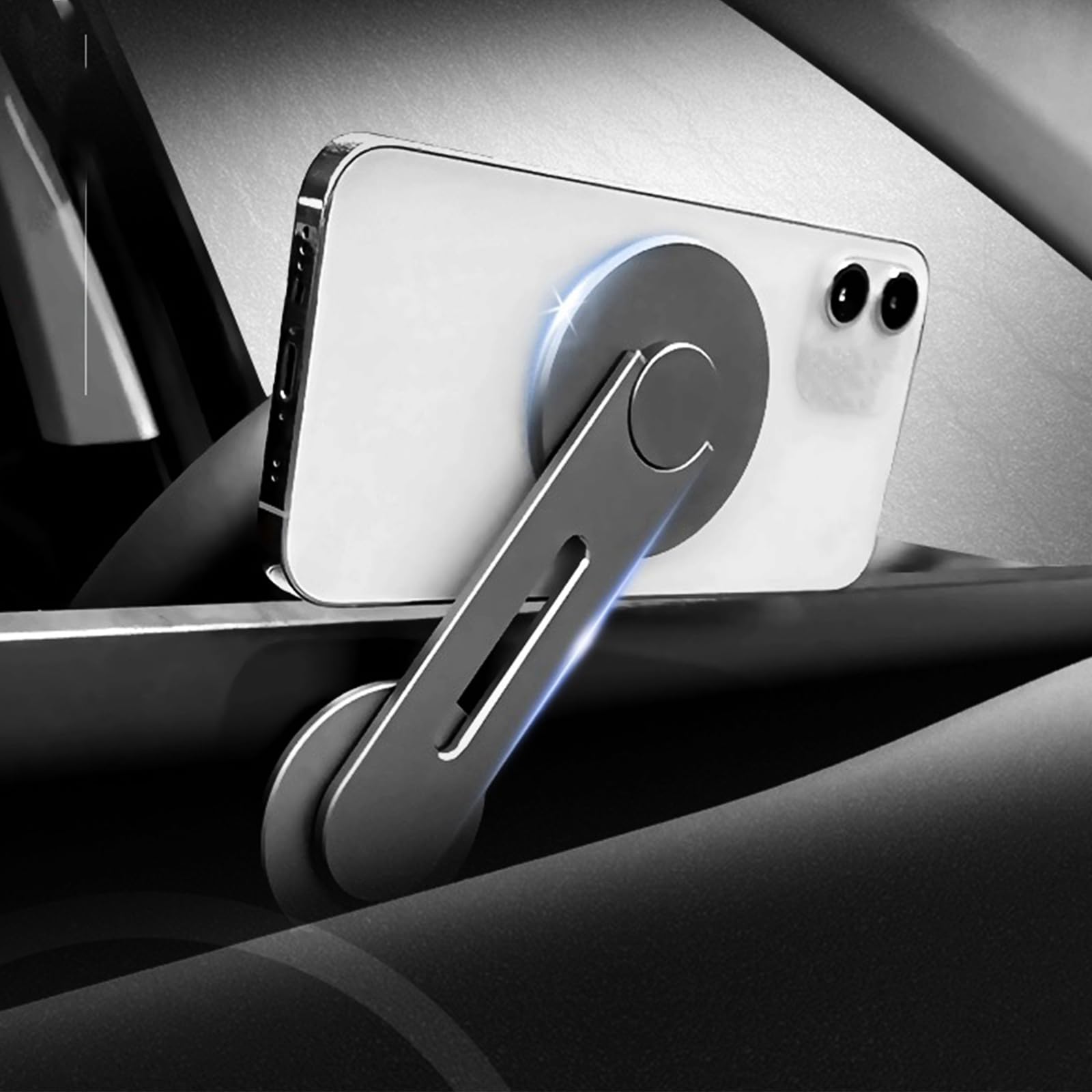 Magnetic Phone Holder for Tesla Model 3/Y - Magsafe Compatible Car Phone Mount for Tesla Accessories 2024 | Perfect for Hands-Free Navigation & Charging While Driving