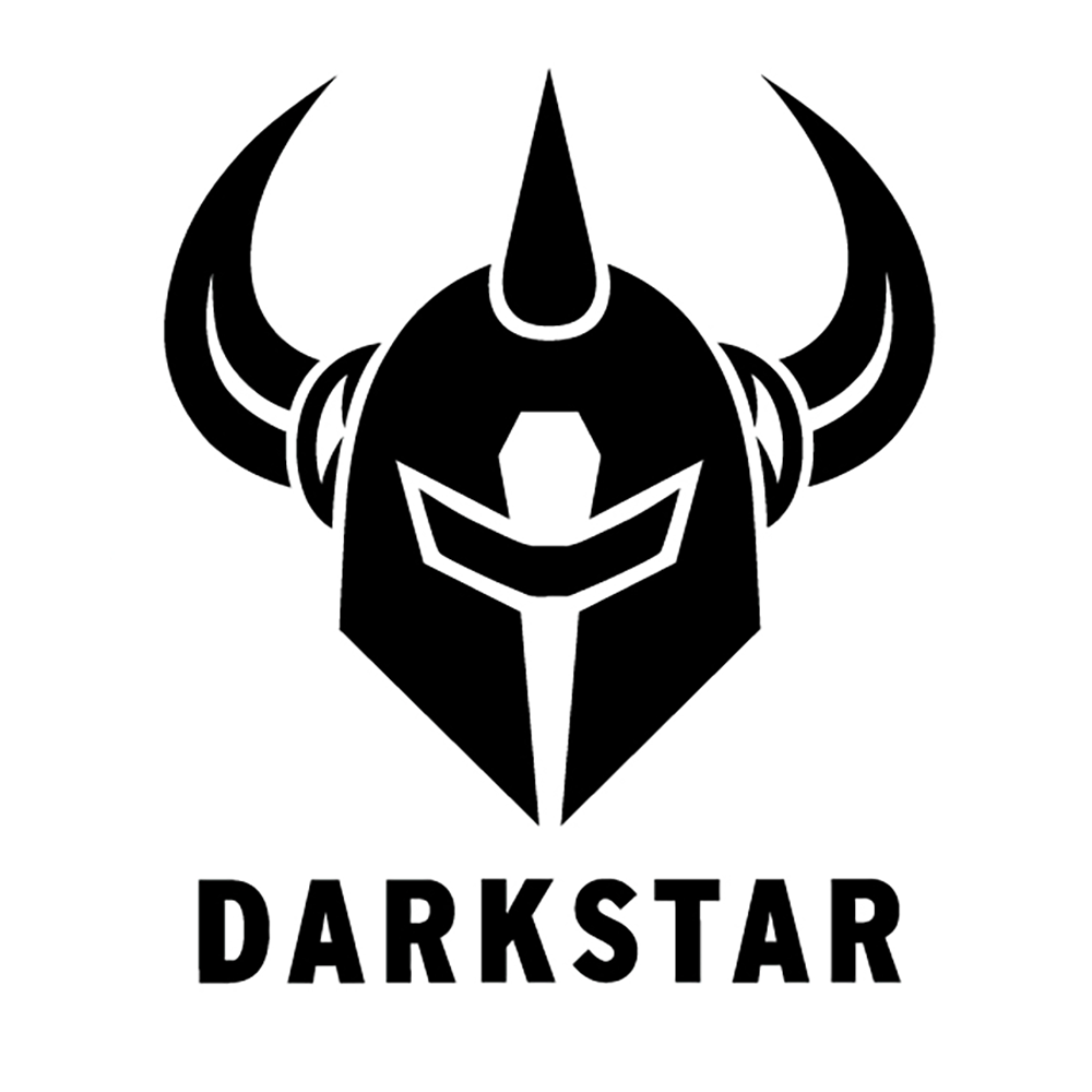 Darkstar Lockup Decal - Premium Vinyl Sticker for Cars, Laptops & Motorcycles - Durable, Weatherproof Decals for Outdoor & Indoor Use