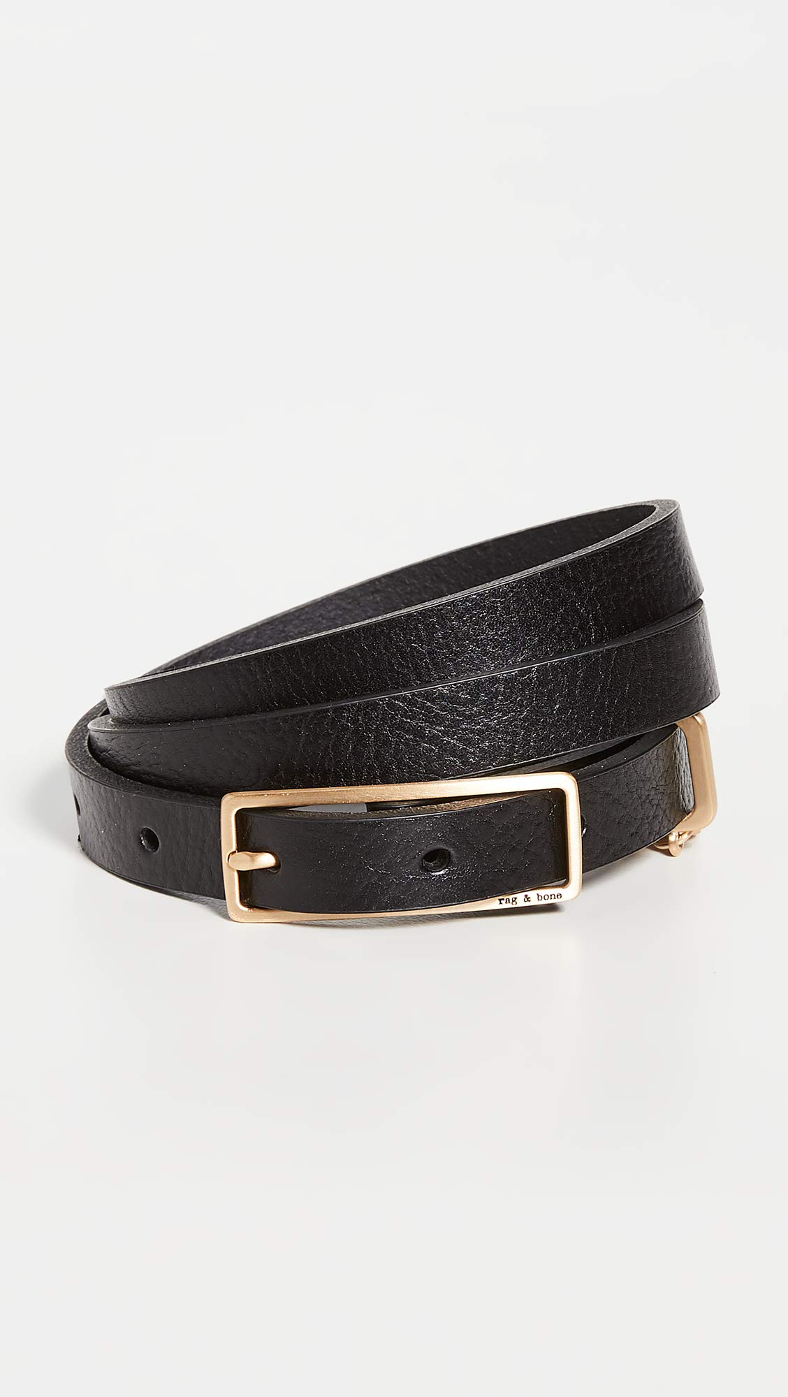 rag & bone Women's Baby Rebound Belt - Stylish Adjustable Waist Belt for Jeans, Dresses & Outfits | Perfect for Casual, Office & Night Out Looks