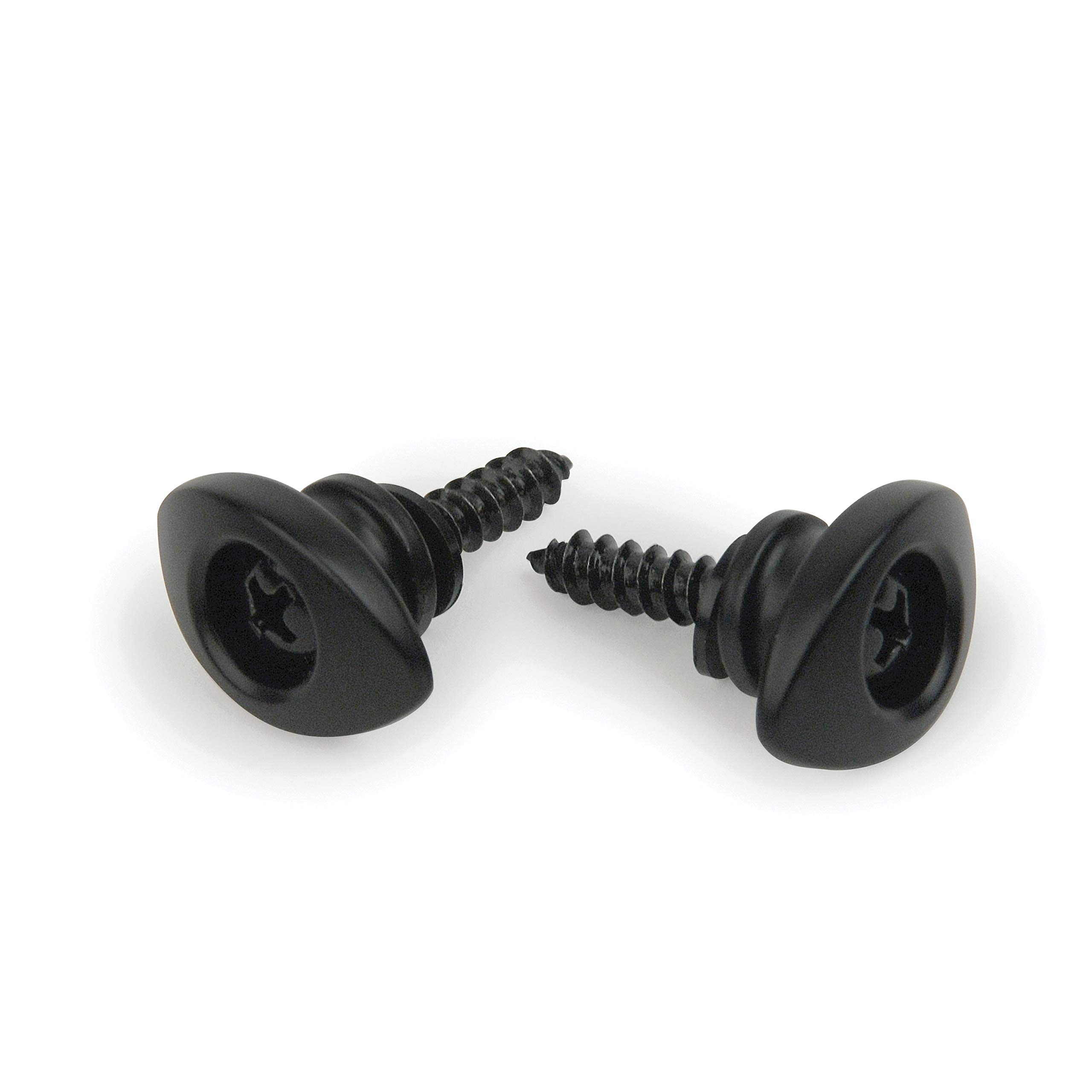 D'Addario Elliptical End Pins for Acoustic Guitars - Premium Black Replacement Bridge Pins - Perfect for Guitar Maintenance & Sound Enhancement