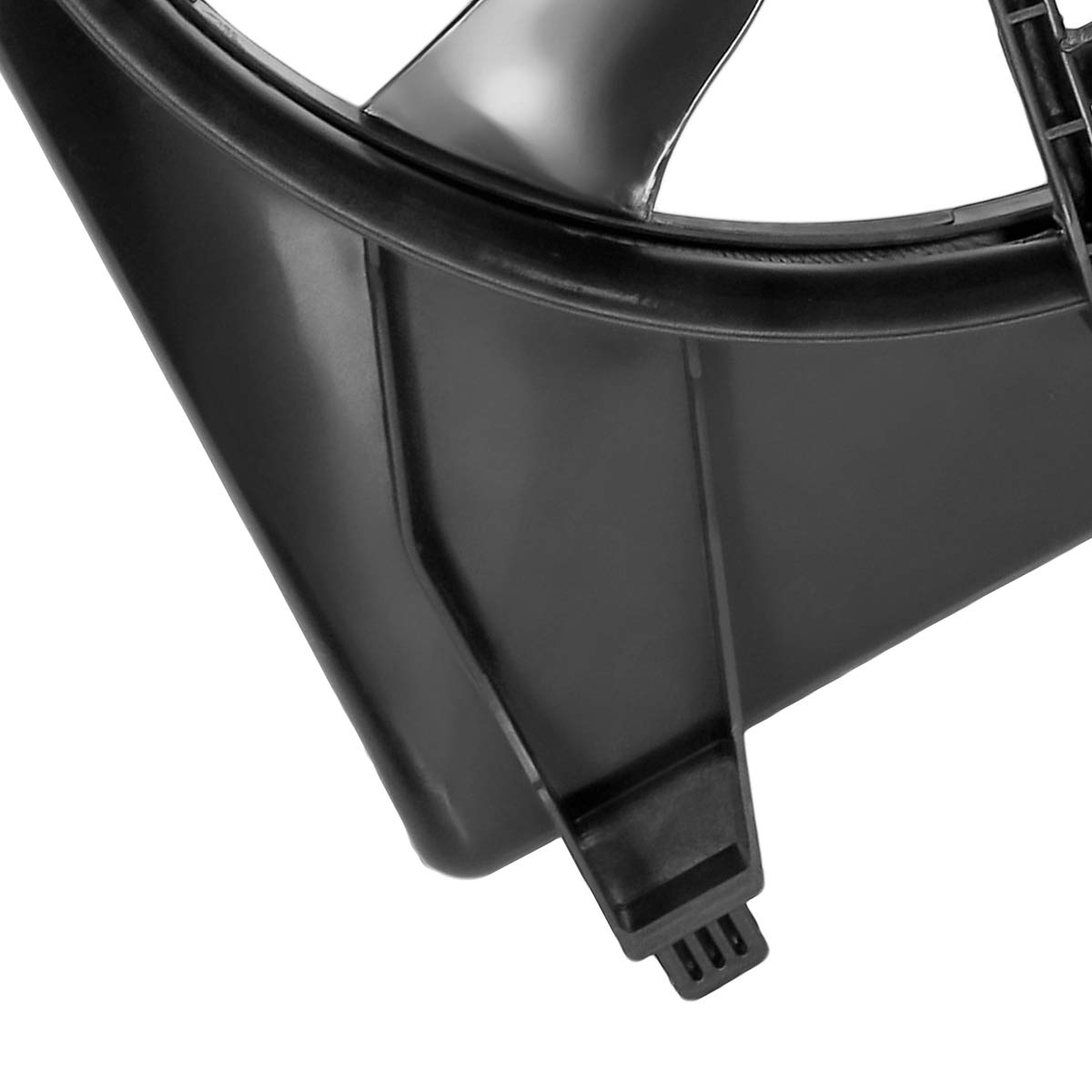 DNA MOTORING OEM-RF-0037 High Performance Radiator Cooling Fan Assembly - Direct Replacement for 07-08 Hyundai Entourage & 06-10 Kia Sedona - Improved Cooling Efficiency - Black - Perfect for Engine Overheating Prevention & Summer Driving