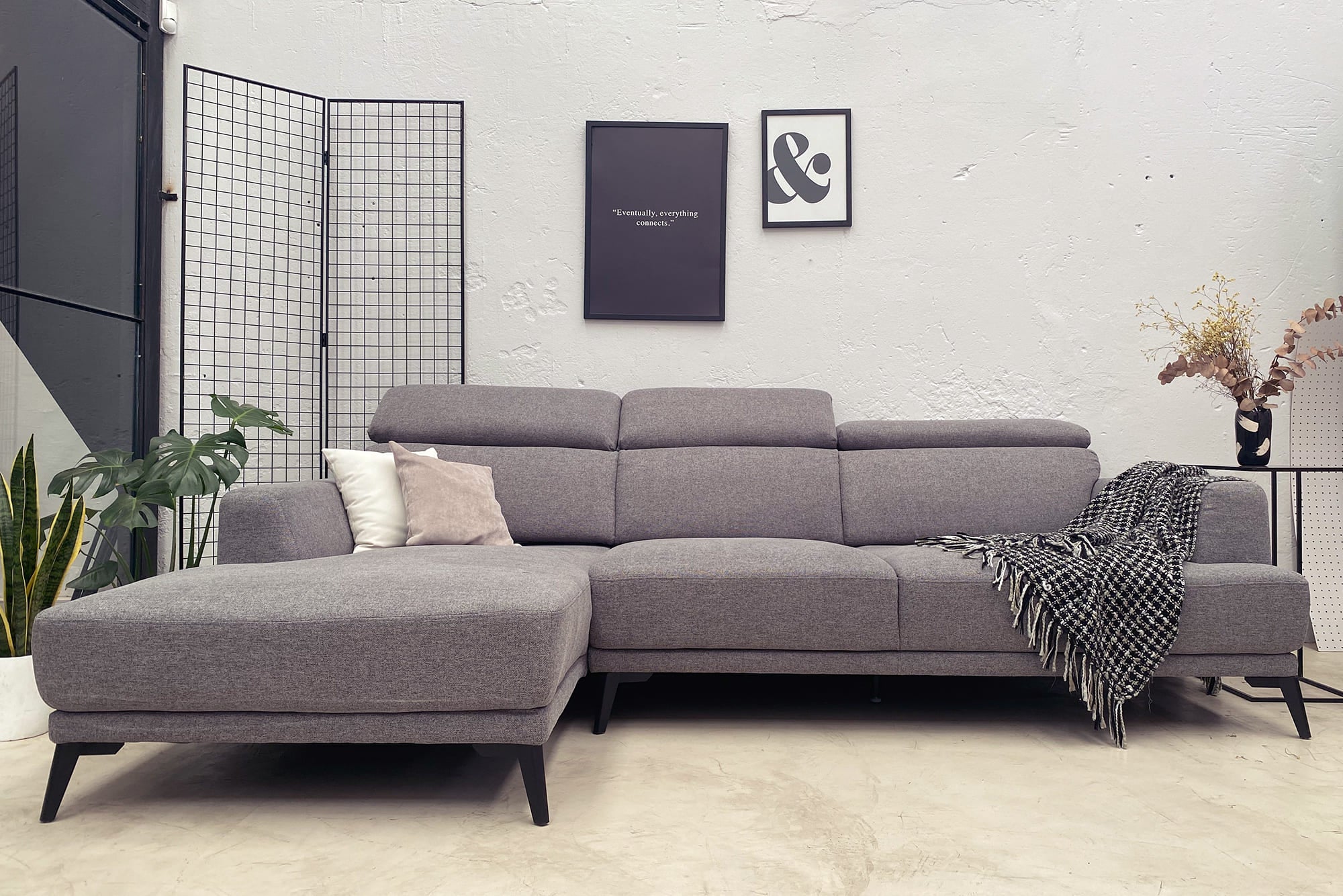 Extendable Corner Sofa 9.2x5.6ft ESQUINERO SUN - Perfect for Living Room, Lounge & Small Spaces