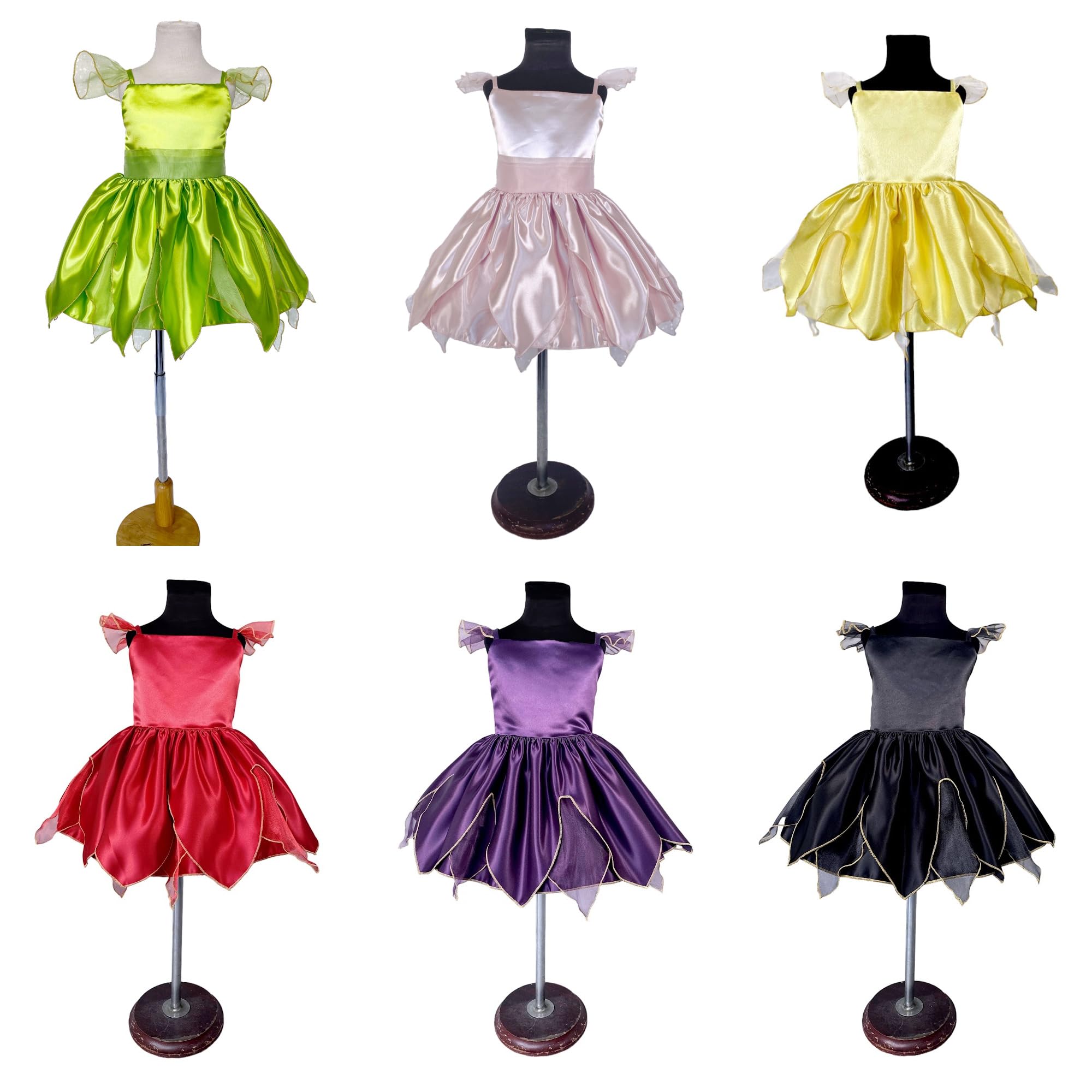 Fairy Girl Dress Halloween Costume - Pink Blush Satin Princess Gown for Baby Girls (Size 12-18 Months) | Perfect for Halloween Parties, Photo Shoots & Dress-Up Play