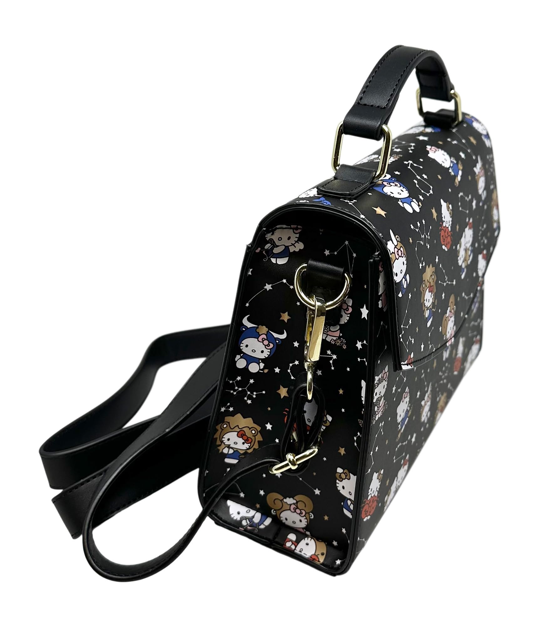 Loungefly Sanrio Hello Kitty Zodiac Print Crossbody Bag - Cute Kawaii Purse for Women & Girls - Perfect for Cosplay, Anime Conventions & Daily Use