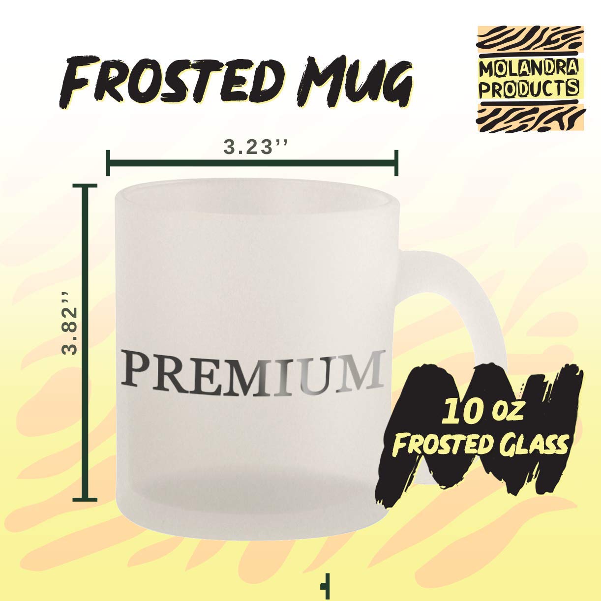 Funny I Poop With Markers Glass 10oz Frosted Coffee Mug - Perfect for Artists, Office Humor & Gift Ideas