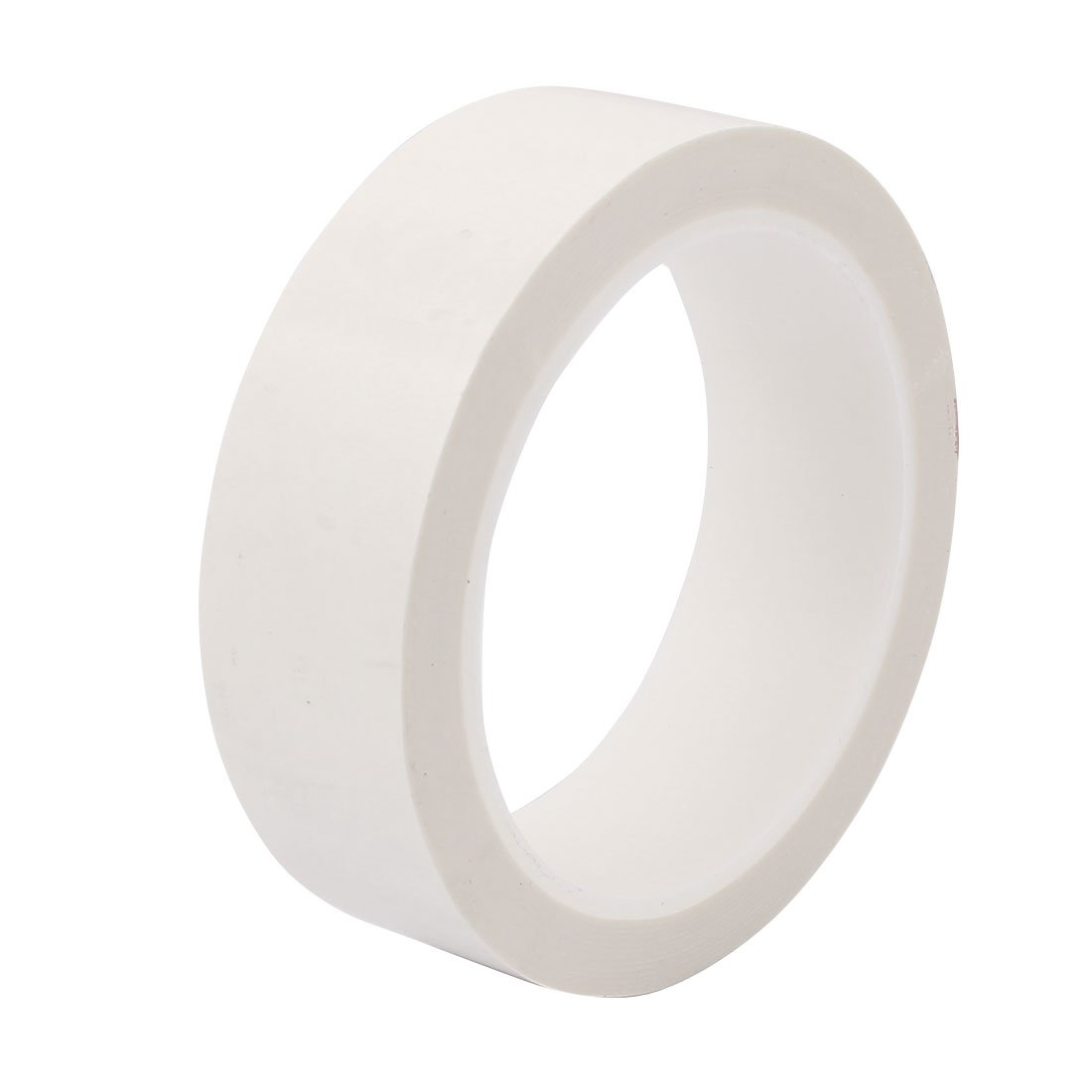 IIVVERR 35mm Single-Sided Strong Self-Adhesive Mylar Tape - 50M Flame Retardant Logo Tape, White - Perfect for Electrical Insulation, Crafts, and DIY Projects