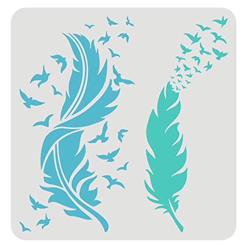Feather & Flying Bird