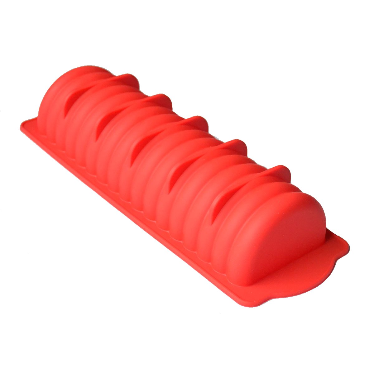 YARNOW Silicone Caterpillar Cake Mold - 1PC Ribbed Baking Pan for DIY Desserts, Bread, Hot Dogs - Perfect for Birthday Parties, Baby Showers & Home Baking