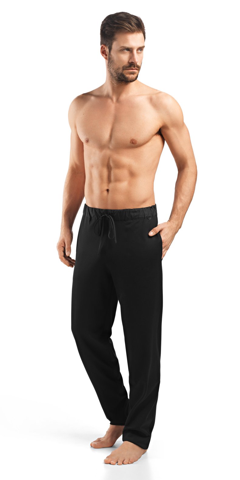 HANRO Men's Night & Day Knit Lounge Pants - Soft Comfortable Relaxed Fit Sleepwear & Home Wear for Men - Perfect for Lounging, Sleeping & Casual Wear