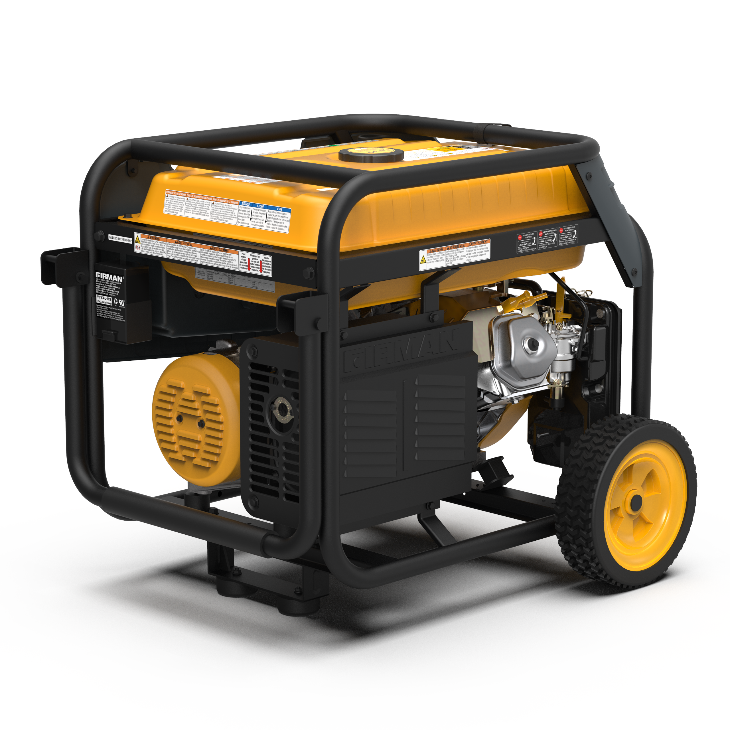 5700W Dual Fuel Portable Generator with Recoil Start - 120V/240V Output for Camping, Emergency Power & Outdoor Activities