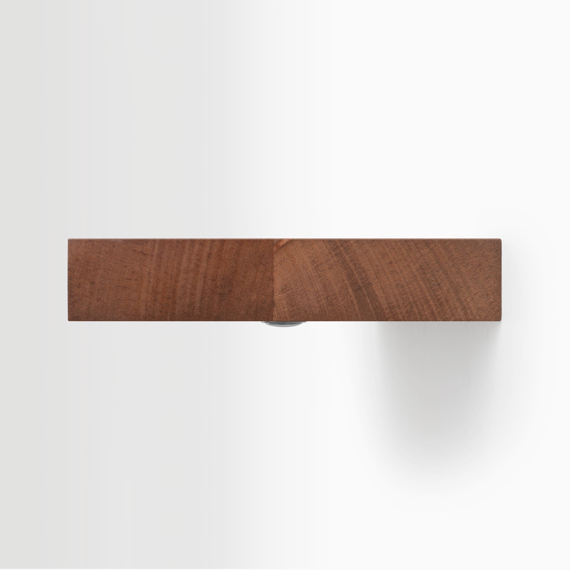 Aksel LED Floating Shelf - Modern Mahogany Wood Wall Shelf with Built-in Lights for Living Room, Bedroom, or Kitchen Decor