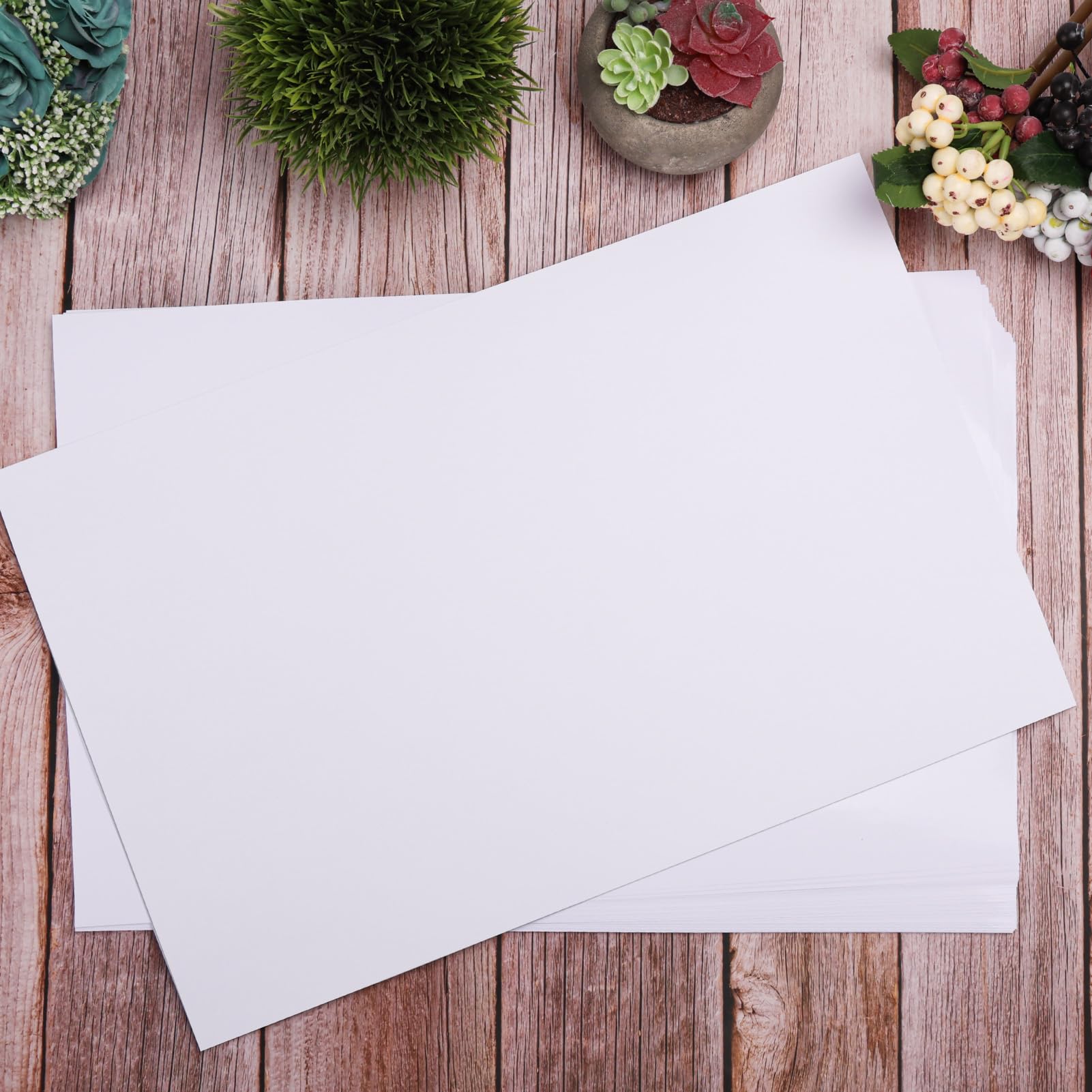 ZBEIVAN 11x17 Glossy Photo Paper 50 Sheets - 200 GSM Premium Inkjet Printer Paper for Dye Ink, High-Quality Printing for Photos, Art Prints & Documents (Ideal for Home, Office & Professional Photography)