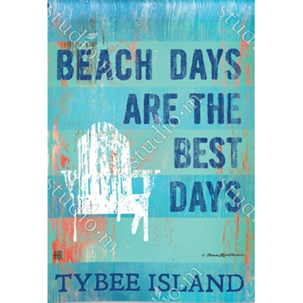 Beach Days Garden Flag with Magnets - Decorative Outdoor Flag for Patio, Yard, and Seasonal Home Decor