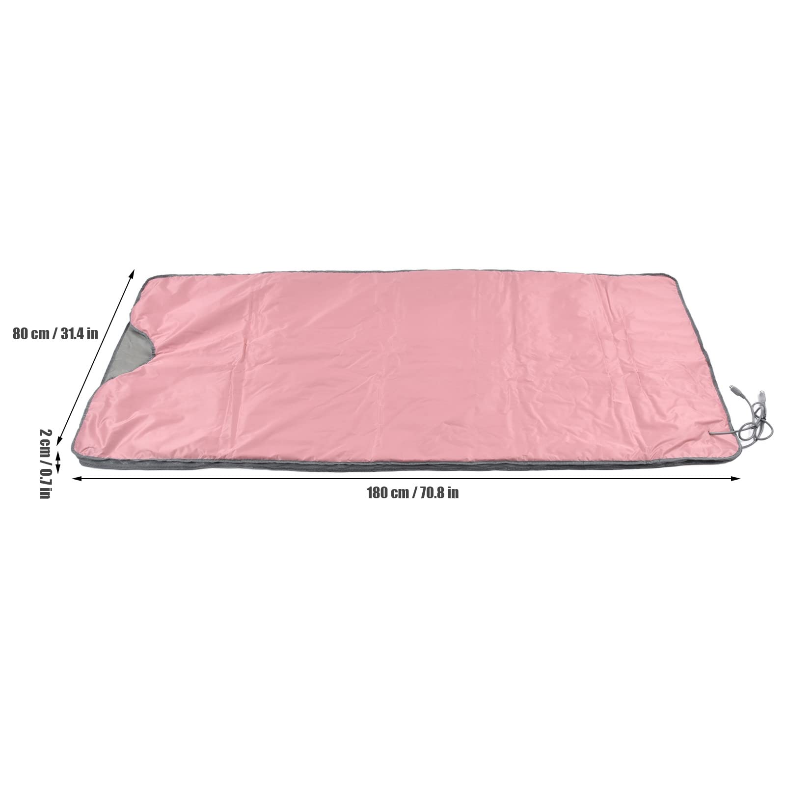 ZZMFORE Infrared Sauna Blanket with Remote Control - Portable Far Infrared Detox Heating Blanket for Home Use, Digital Temperature Control, Perfect for Relaxation & Beauty Therapy