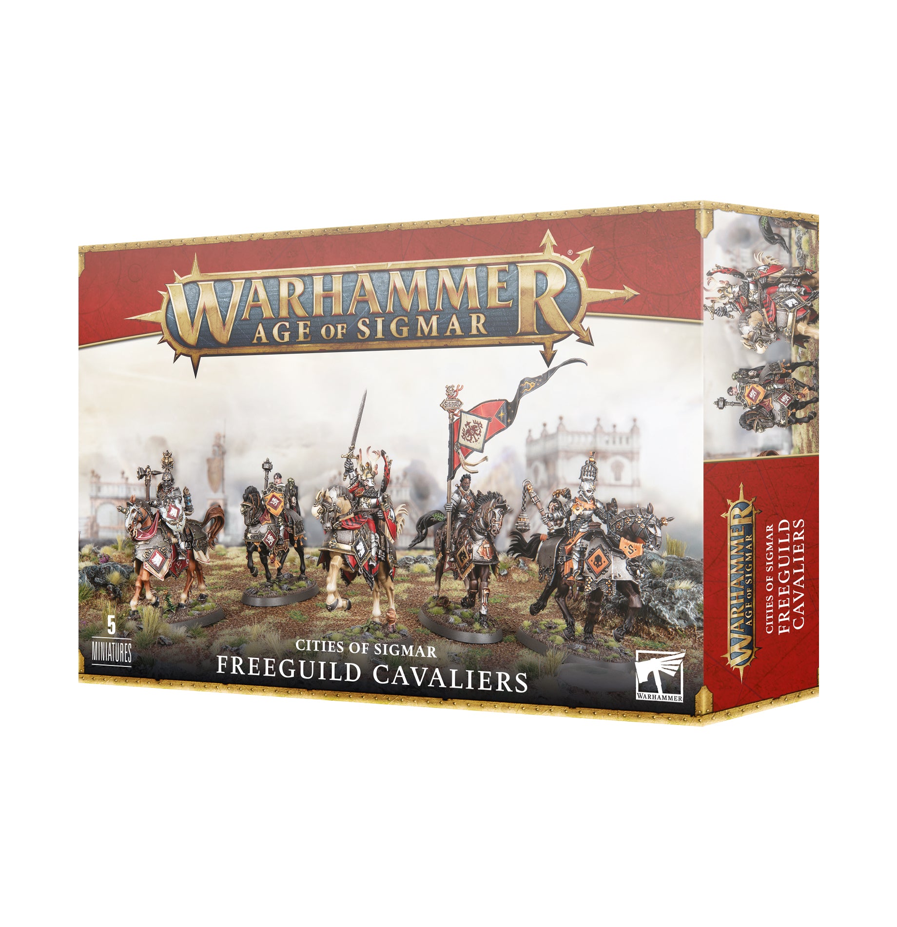 Age of Sigmar Cities of Sigmar: Freeguild Cavaliers - Warhammer Miniatures for Tabletop Battles & Fantasy Wargaming