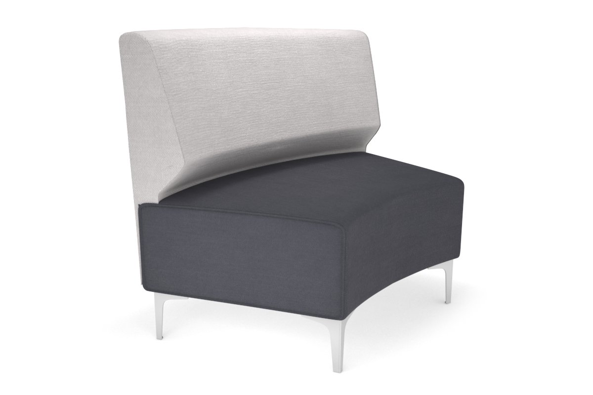 Mondo Round Big Back Lounge Chair - Comfortable Modern Living Room Seating for Relaxing and Entertaining