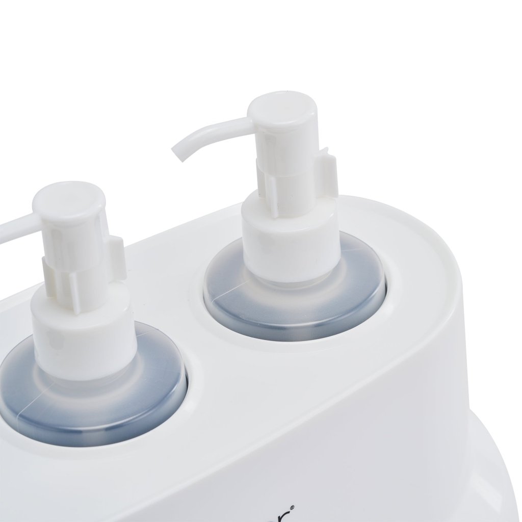 Professional Massage Oil Warmer with 3 Empty Bottles - Portable Massage Lotion Heater for Creams & Oils - Spa & Home Massage Therapy Equipment for Relaxation & Pain Relief