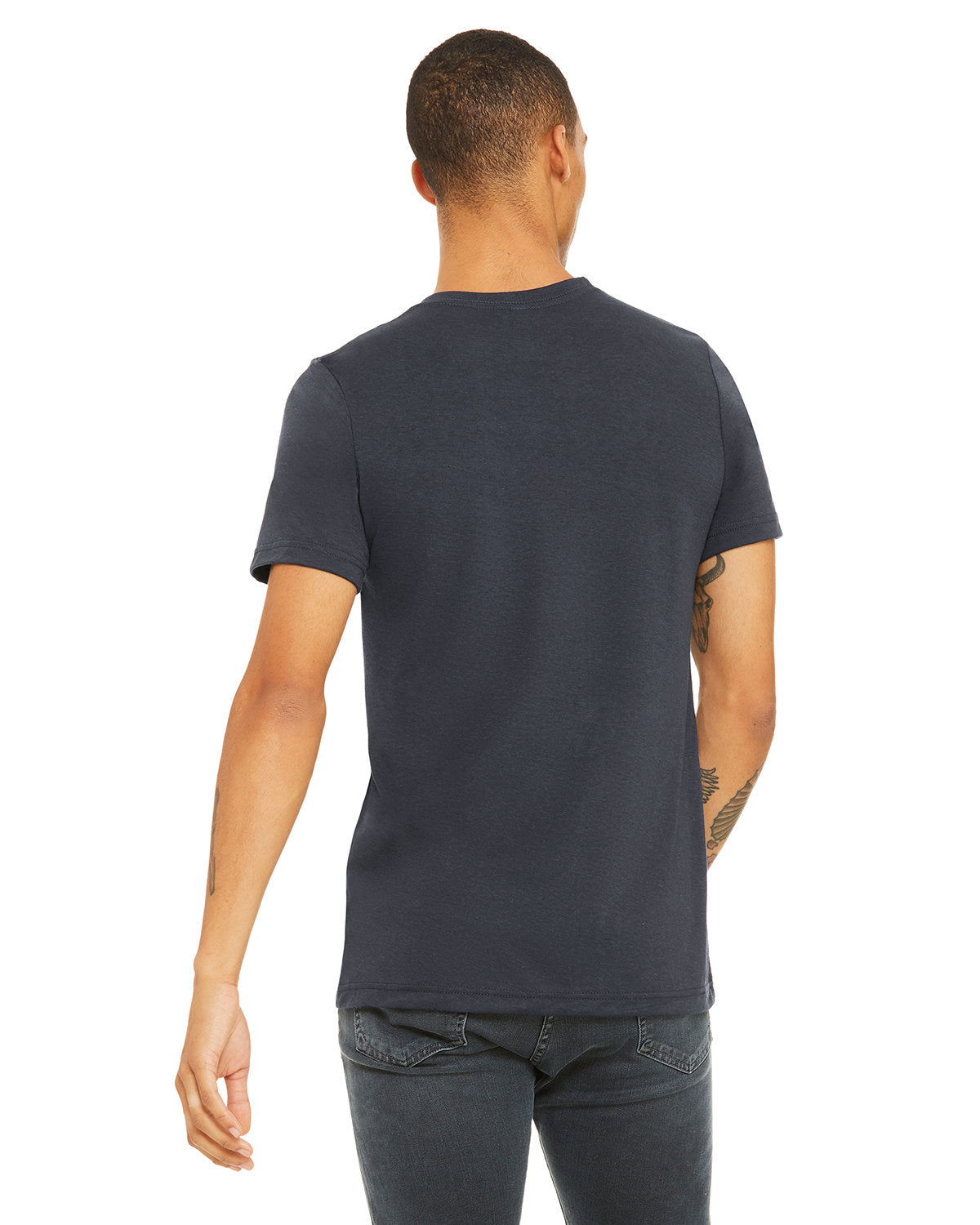 Bella + Canvas 3001CVC Unisex Heather CVC Crew Neck T-Shirt - Soft Cotton Blend Tee for Men & Women - Perfect for Casual Wear, Screen Printing & Everyday Comfort