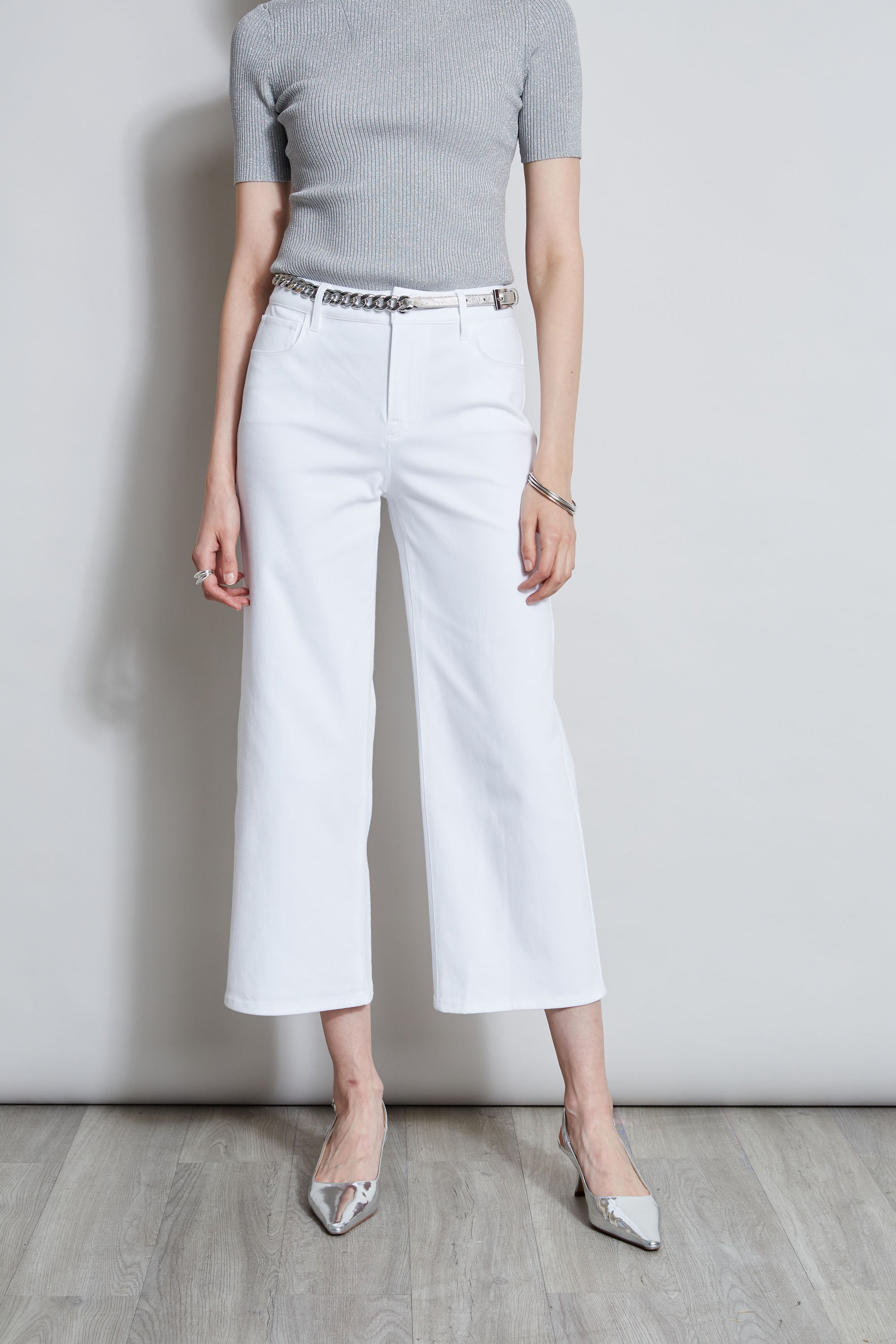 Stretch Denim Wide Leg Pants for Women - Comfortable High Waist Bootcut Jeans | Perfect for Casual Wear, Office & Date Night Outfits